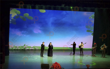 乘著歌聲的翅膀音樂(lè)會(huì)舞臺(tái)背景LED顯示屏項(xiàng)目