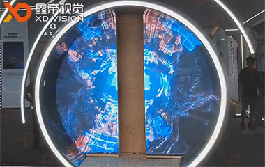 國(guó)家納米創(chuàng)新研究院LED開合屏項(xiàng)目