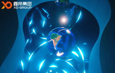 南京德基廣場(chǎng)機(jī)遇時(shí)空LED球形屏項(xiàng)目